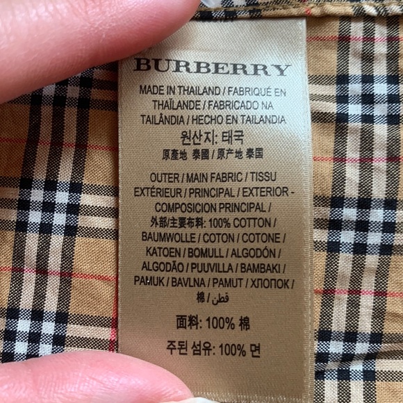 Burberry Button Down Collar Shirt - Picture 9 of 12